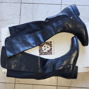 Anne Klein Midnight Over the Knee Boots